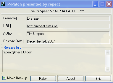 LFS 0.6B IP-Patch